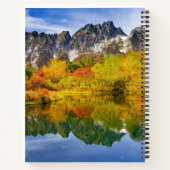 Landschaftliche Landschaftswälder und Berge Notizblock (Rückseite)