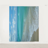 Landschaftliche Landschaftswand am Strand - Hinter Wandteppich (Vorderseite)