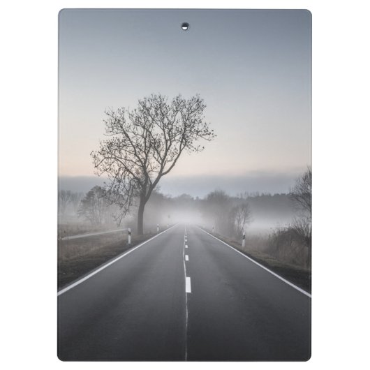 Landschaftliche Landstraße Klemmbrett (Rückseite)