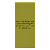 Landschaftliche Landstraße mit Roter Scheune und B Werbekarte (Hinten)