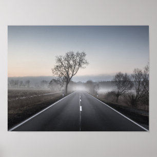 Landschaftliche Landstraße Poster