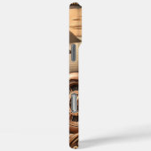 Landschaftliche lederartige Motorradkunst Case-Mate iPhone Hülle (Rückseite / Rechts)