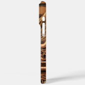 Landschaftliche lederartige Motorradkunst Case-Mate iPhone Hülle (Rückseite / Links)