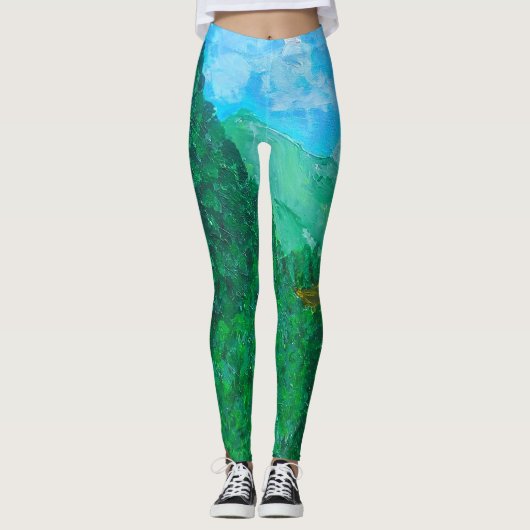 landschaftliche Leggings (Vorderseite)