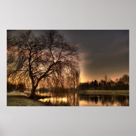 Landschaftliche Leinwand Poster (Vorne)