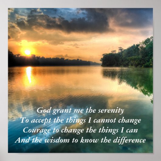 Landschaftliche Leinwand Poster (Vorne)