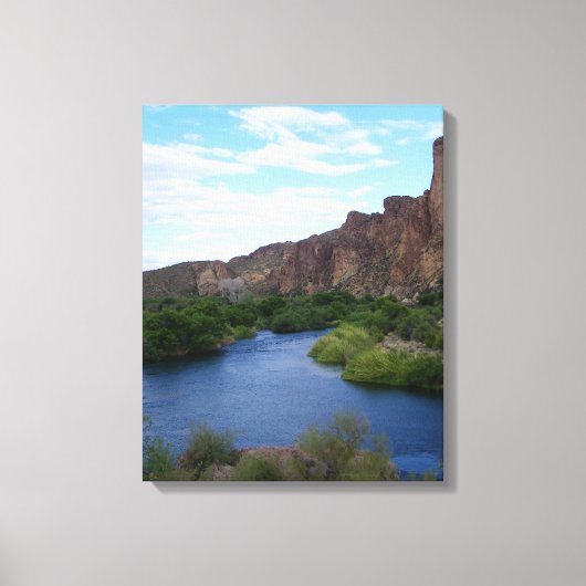 Landschaftliche Leinwand Saguaro (Vorderseite)