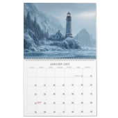 Landschaftliche Leuchttürme Kalender (Jan 2027)