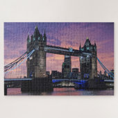 Landschaftliche London Tower Bridge Puzzle (Horizontal)