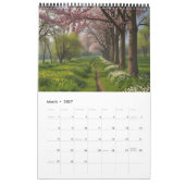 landschaftliche Mauer von 2025 Kalender (Mär 2027)
