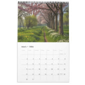 landschaftliche Mauer von 2025 Kalender (Mär 2026)