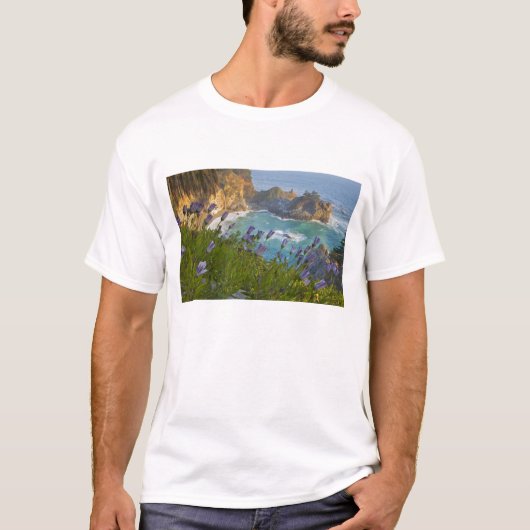 Landschaftliche McWay Falls stürzt in den Strand u T-Shirt (Vorderseite)