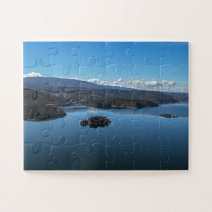 Landschaftliche Mountain Lake Picture Erinnerungen Puzzle