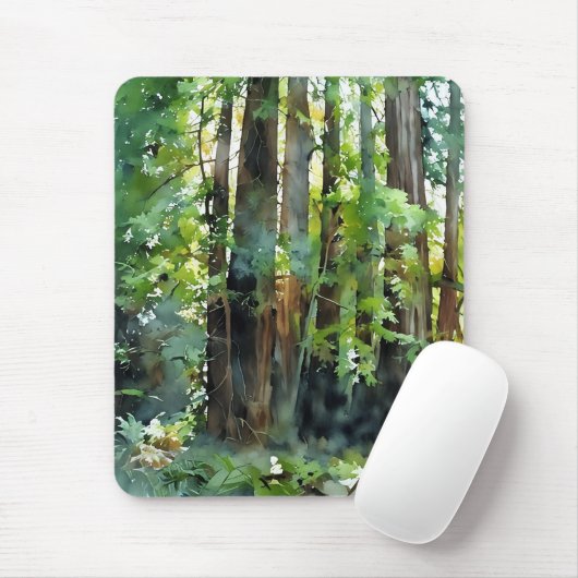 Landschaftliche Mousepad in kräftiger Farbe (Mit Mouse)