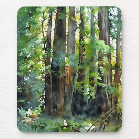 Landschaftliche Mousepad in kräftiger Farbe (Vorne)