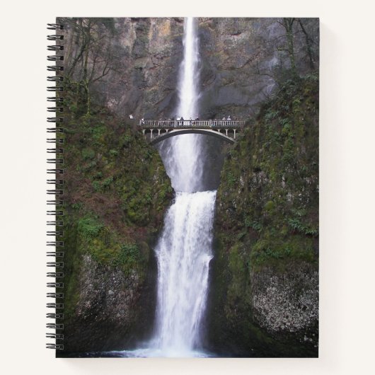 Landschaftliche Multnomah Falls Landschaft Notizblock (Vorderseite)