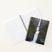 Landschaftliche Multnomah Falls Landschaft Notizblock (Innenseite)