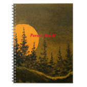 Landschaftliche Nachtlandschaften; Jäger- oder Ern Notizblock (Vorderseite)