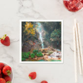 Landschaftliche Natur Fantasy Wasserfall Serviette (Beispiel)