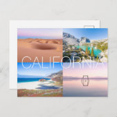 Landschaftliche Naturlandschaft Kalifornien Postkarte (Vorne/Hinten)