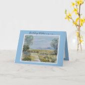 Landschaftliche Naturlandschaft Karte (Gelbe Blume)