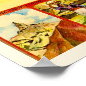 Landschaftliche New Mexico Print Poster (Ecke)