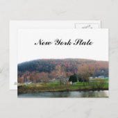 LANDSCHAFTLICHE NEW YORK STAAT Postkarte (Vorne/Hinten)