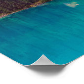 Landschaftliche Nordlandschaft mit Pinienbäumen Ru Poster (Ecke)