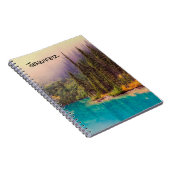 Landschaftliche Nordlandschaft Rustikale Personali Notizblock (Rechte Seite)