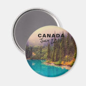 Landschaftliche Nordlandschaft Rustikales Kanada Magnet (Vorderseite/Rückseite)