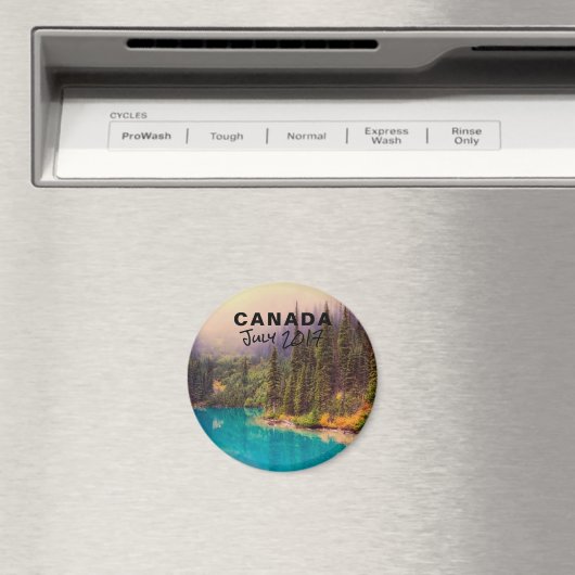 Landschaftliche Nordlandschaft Rustikales Kanada Magnet (In Situ (Geschirrspüler))