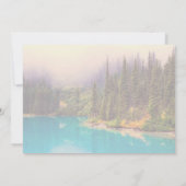 Landschaftliche Nördliche Landschaft Rustikale Hoc Einladung (Rückseite)