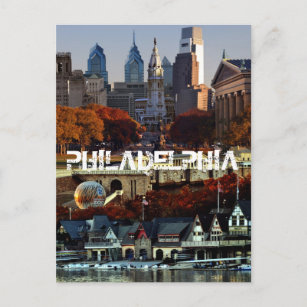 Landschaftliche Philadephia Postkarte