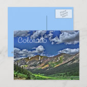 Landschaftliche Postkarte Colorado (Vorne/Hinten)