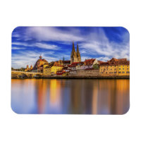 Landschaftliche Regensburger Flussansicht