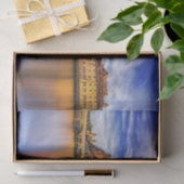 Landschaftliche Regensburger Flussansicht Seidenpapier (Geschenk)