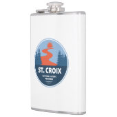 Landschaftliche Riverway Saint Croix Flachmann (Links)