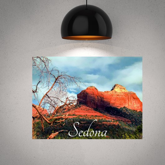 Landschaftliche Rote Felsen von Sedona Poster