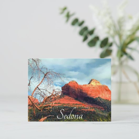 Landschaftliche Rote Felsen von Sedona Postkarte (Stehend Vorderseite)