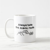Landschaftliche Route Kaffeetasse (Links)