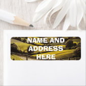 Landschaftliche Rücksendeadressen-Aufkleber (Insitu)