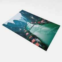 Landschaftliche Ruhe - Dekoration des Smarald Rive