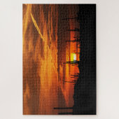 Landschaftliche Saguaros bei Sonnenuntergang Puzzle (Vertikal)