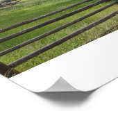 Landschaftliche Scheunen Poster (Ecke)