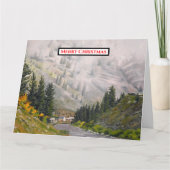 Landschaftliche Schöne Bergkunst Karte (Vorderseite)