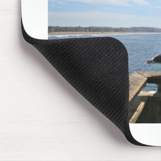 Landschaftliche Seemöwe Mousepad (Ecke)