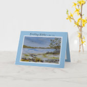 Landschaftliche Seenlandschaft Karte (Gelbe Blume)