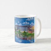 Landschaftliche Seenlandschaft Malerei Klassischer Kaffeetasse (VorderseiteRechts)