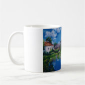 Landschaftliche Seenlandschaft Malerei Klassischer Kaffeetasse (Links)