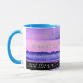 landschaftliche Serenitygebets-Tasse Tasse (Links)